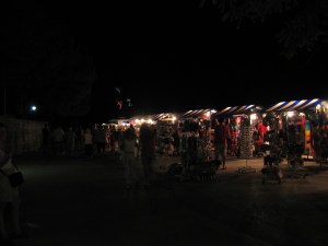 Iltamarkkinoilta lähellä Korculaa