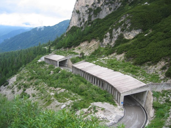 Reitiltä ajaessamme Falzaregolla ja Giaulla. 