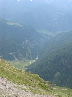 Jaufenin ja Timmelsjochin maastoista