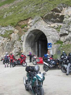 Wanha tunneli Timmelsjochilla