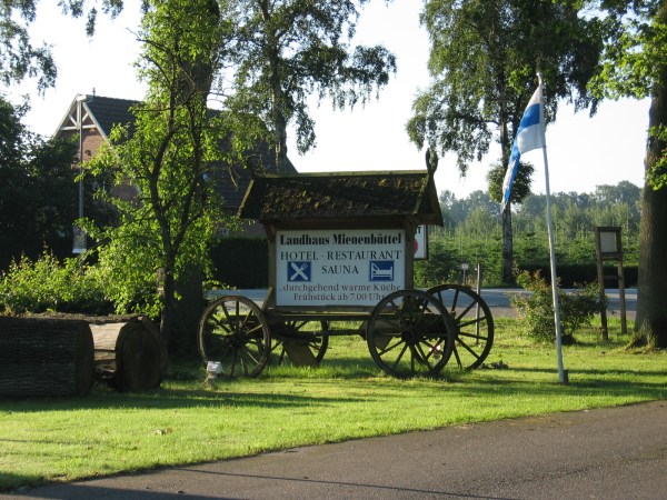 Landhaus Mienenbüttel. Kuva on eri kuin aiemmilla reissulla vaikka onkin lähes identtinen...