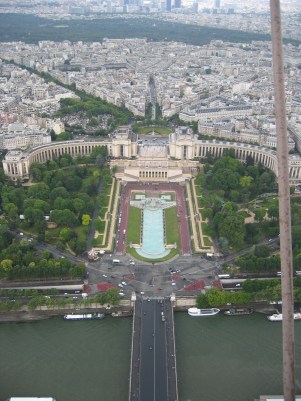 Näkymät Eiffelistä ovat aina huikeat