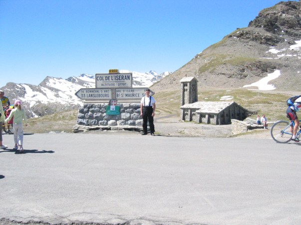 Col de l'Iseranin huipulta