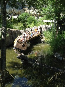 Legoland. Ainoa laite johon 2013 ehdittiin. Noin tunnin jonotuksen jälkeen...