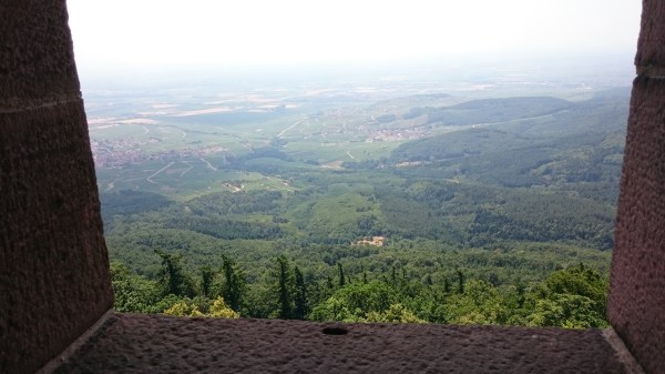 Château du Haut-Kœnigsbourg - näkymää linnalta 