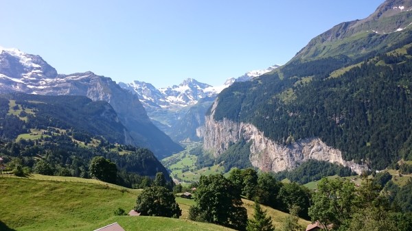 Junamatkalta Jungfraujochille. 