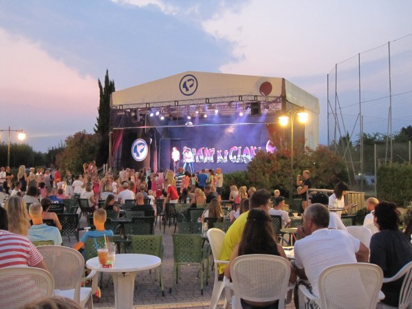 Piani di Clodia - illan show vauhdissa