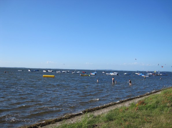 Ostseecamp Suhrendorf - uimaranta ei ollut kummoinen mutta surffareille erinomainen