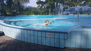 Lido Luzernin allas-alue. Arkena vähän rauhallisempaa :)