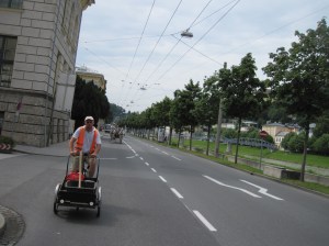 Salzburg - hevosajelulta, takamies...