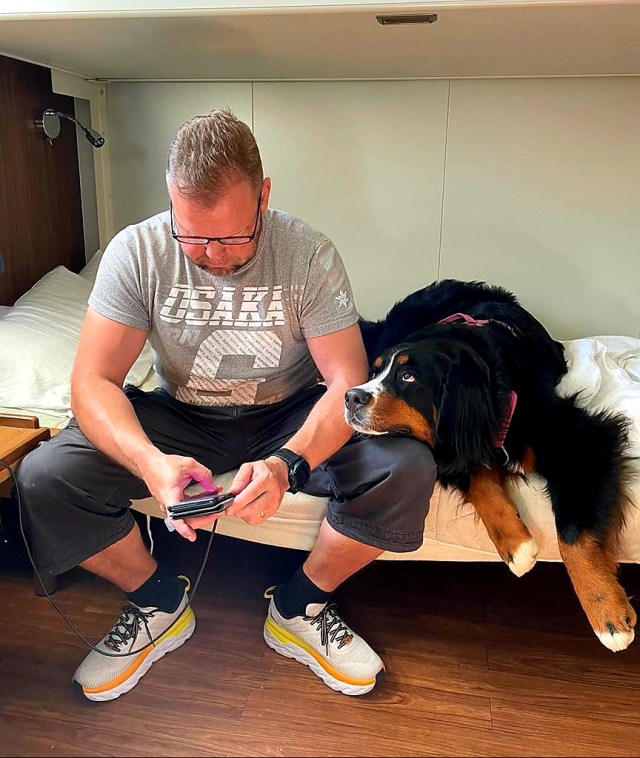 Ronja laivalla - onks vielä pitkä matka...?